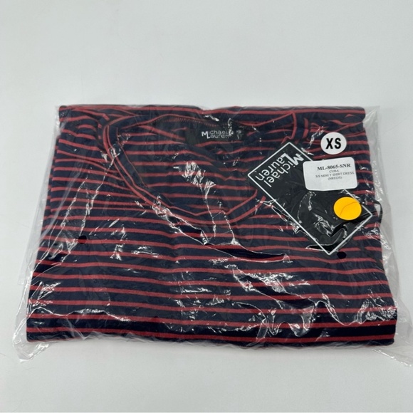 Revolve x Michael Lauren Cuba Short Sleeve Striped Mini T Shirt Dress XS New - Picture 3 of 14
